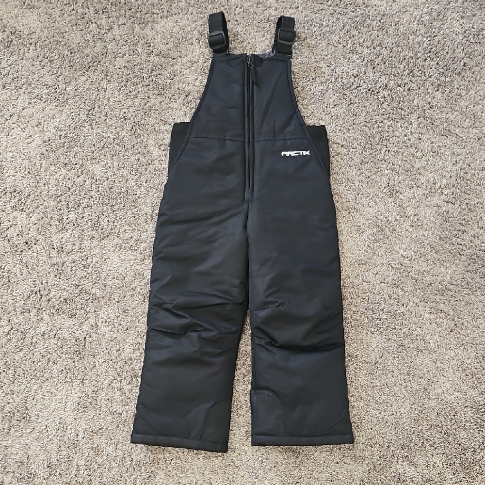 Arctix Kids Black Snow Bib Overalls 4T